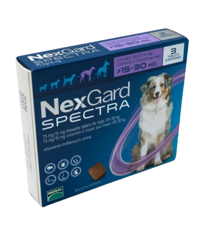 Nexgard Spectra (15-30 kg) Köpekler İçin 1 Kutu SKT: 10/2027